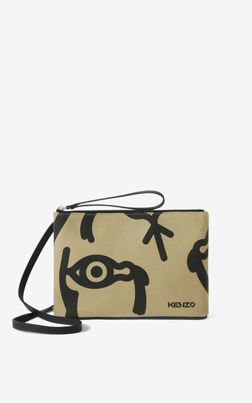 Bolso De Mano Kenzo Arc with gusset Mujer Beige TAG591738